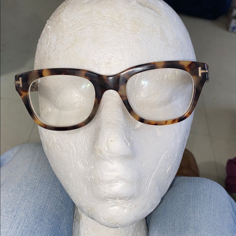 TOM FORD TORTOISE FRAMES EYEGLASSES WITH CASE - image 2